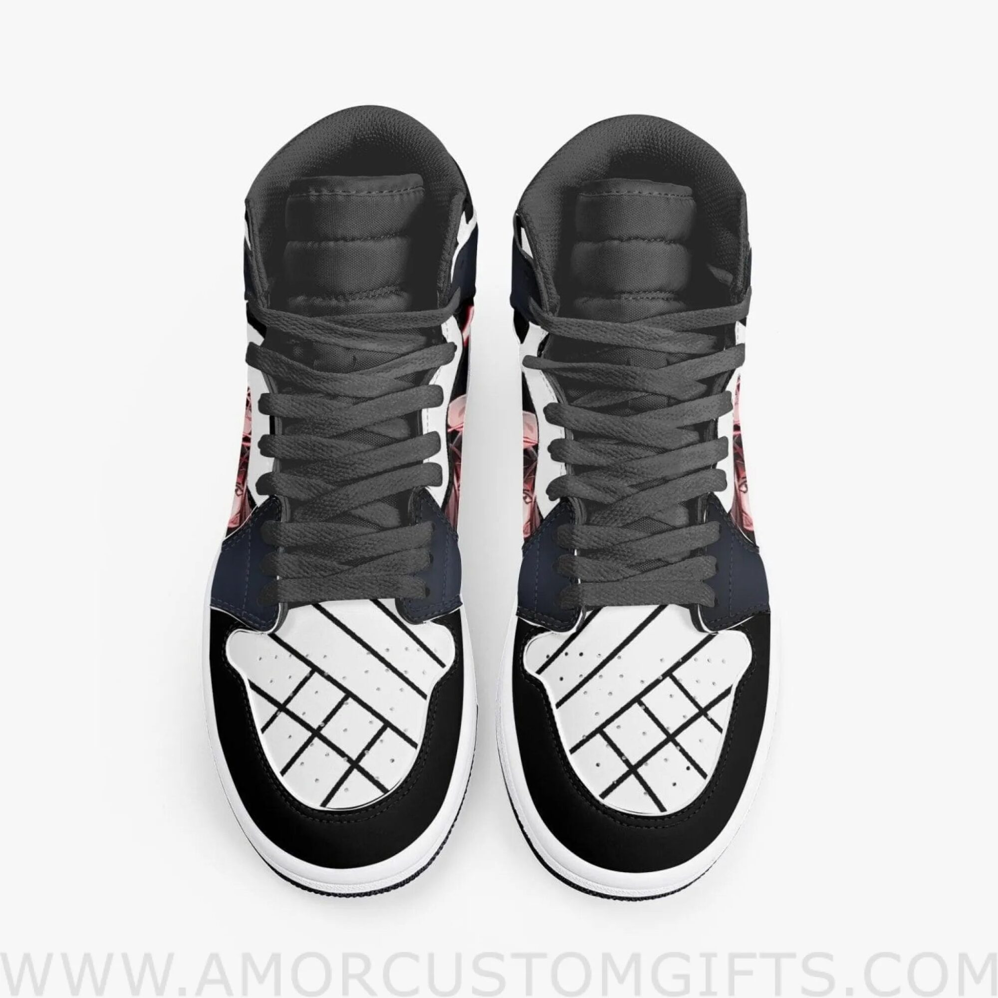 Custom Fullmetal Alchemist Envy JD1 Anime Sneakers Mid 1 Basketball Shoes