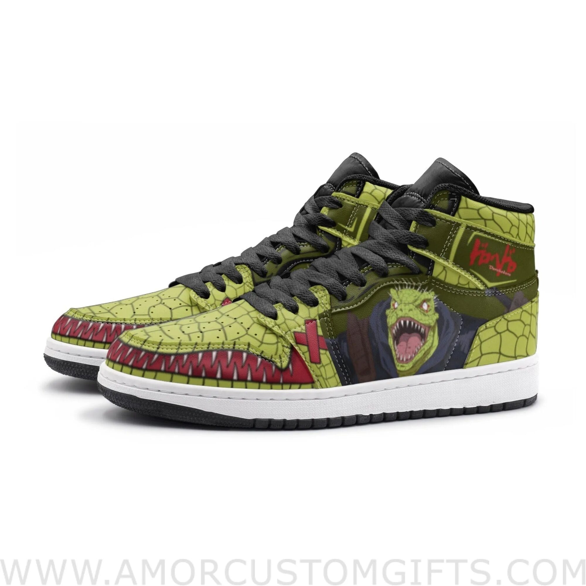 Custom Kaiman Dorohedoro Mid Top Basketball Sneakers Shoes | Personalizable Anime Fan Sneakers