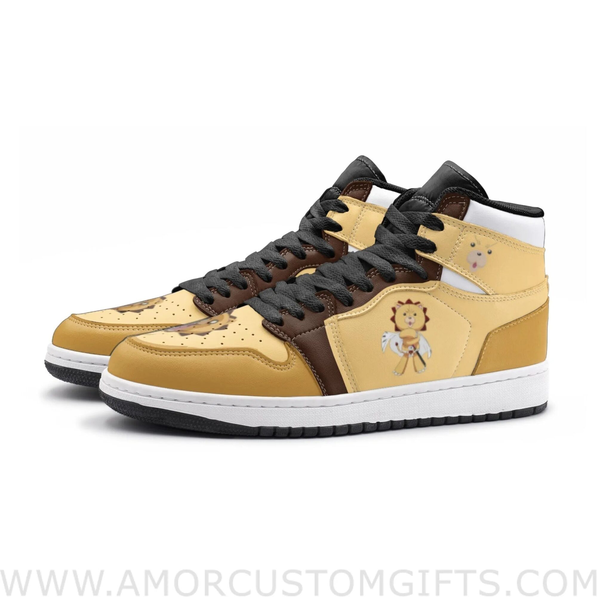 Custom Kon Burichi Mid Top Basketball Sneakers Shoes | Personalizable Anime Fan Sneakers