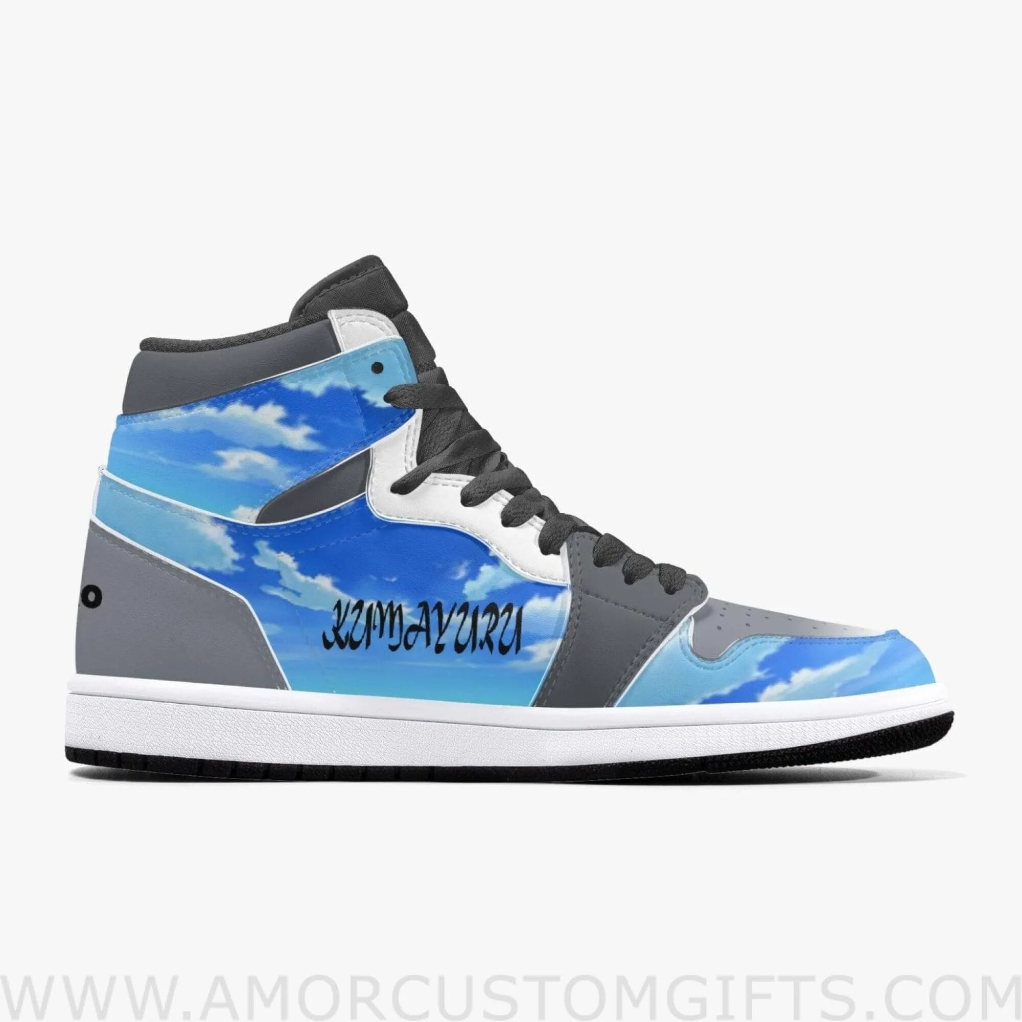 Custom Kuma Kuma Kuma Bear Kumayuru JD1 Anime Sneakers Mid 1 Basketball Shoes