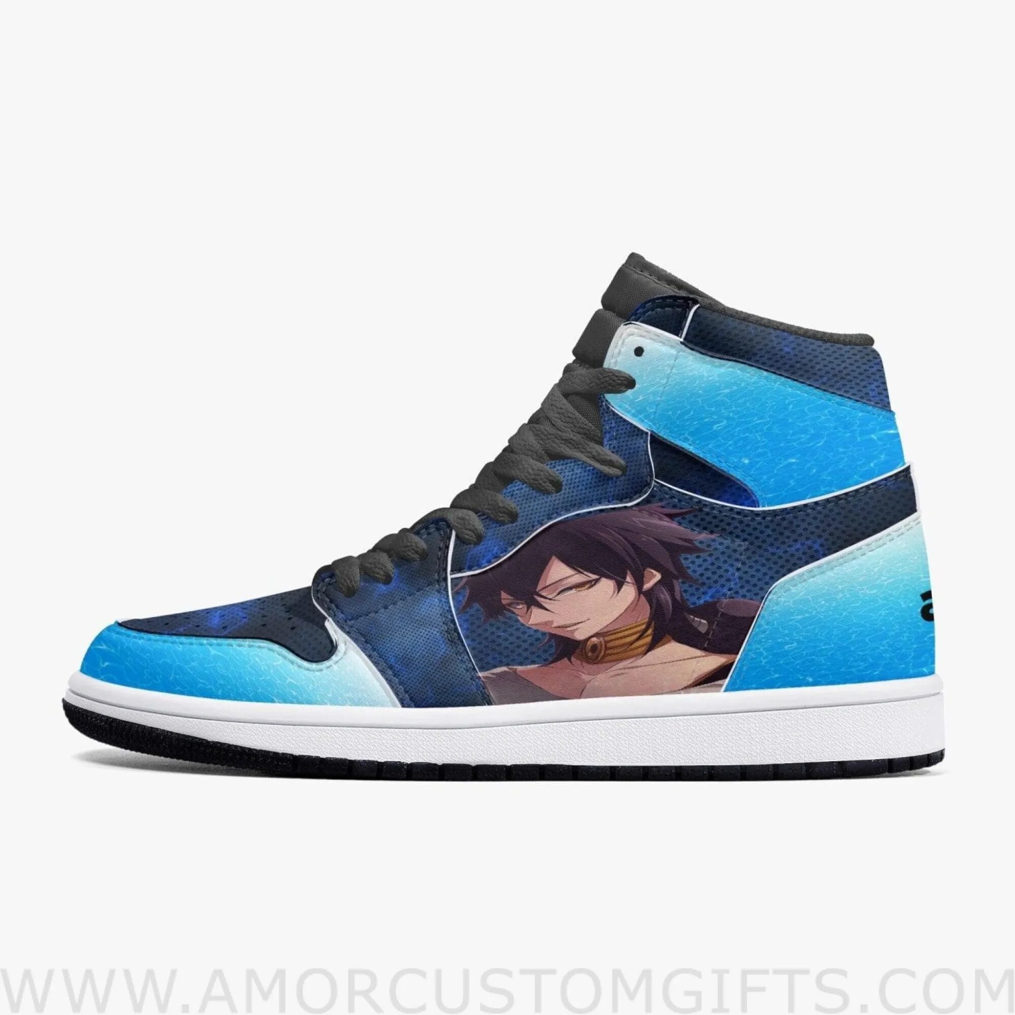 Custom Magi The Labyrinth Of Magic Judar JD1 Anime Sneakers Mid 1 Basketball Shoes