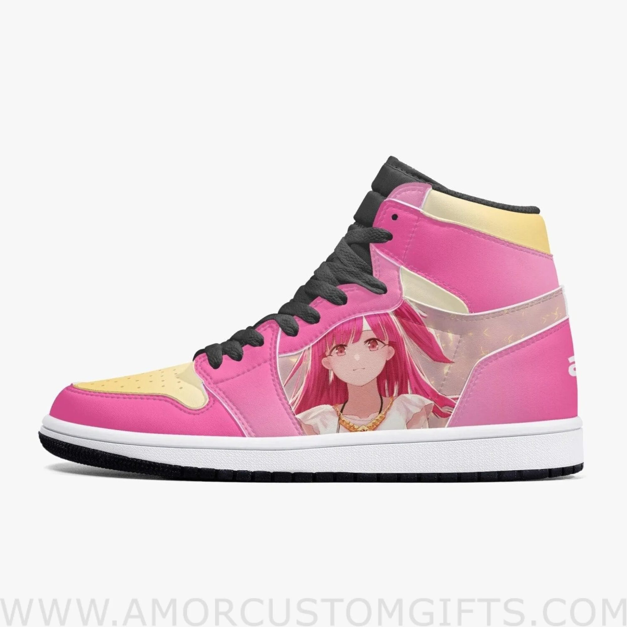 Custom Magi The Labyrinth Of Magic Morgiana JD1 Anime Sneakers Mid 1 Basketball Shoes