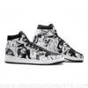 Custom Manga Edition Desu Noto Mid Top Basketball Sneakers Shoes | Personalizable Anime Fan Sneakers