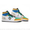 Custom Nami One Piece Mid Top Basketball Sneakers Shoes | Personalizable Anime Fan Sneakers