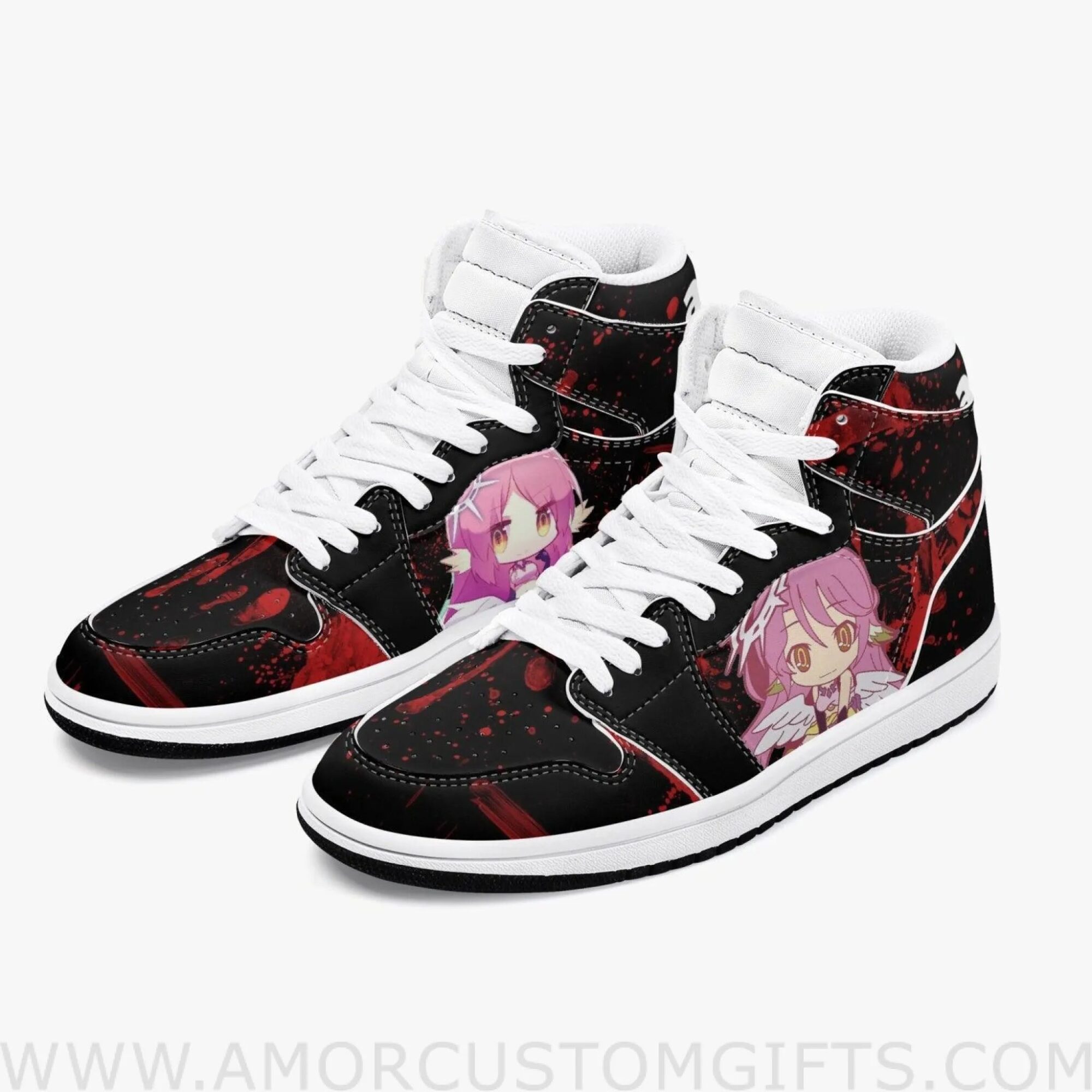 Custom No Game No Life Jibril JD1 Anime Sneakers