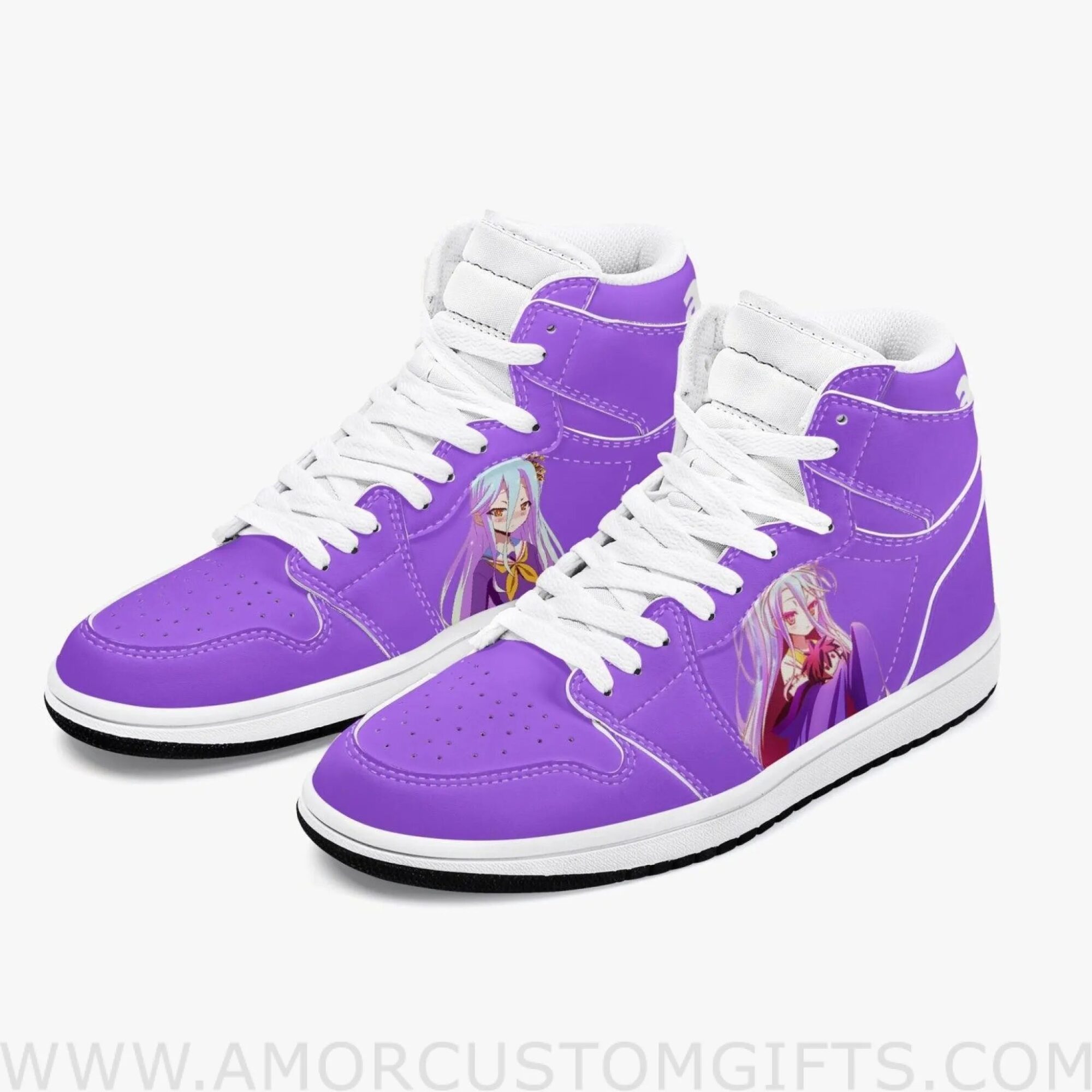 Custom No Game No Life Shiro JD1 Anime Sneakers