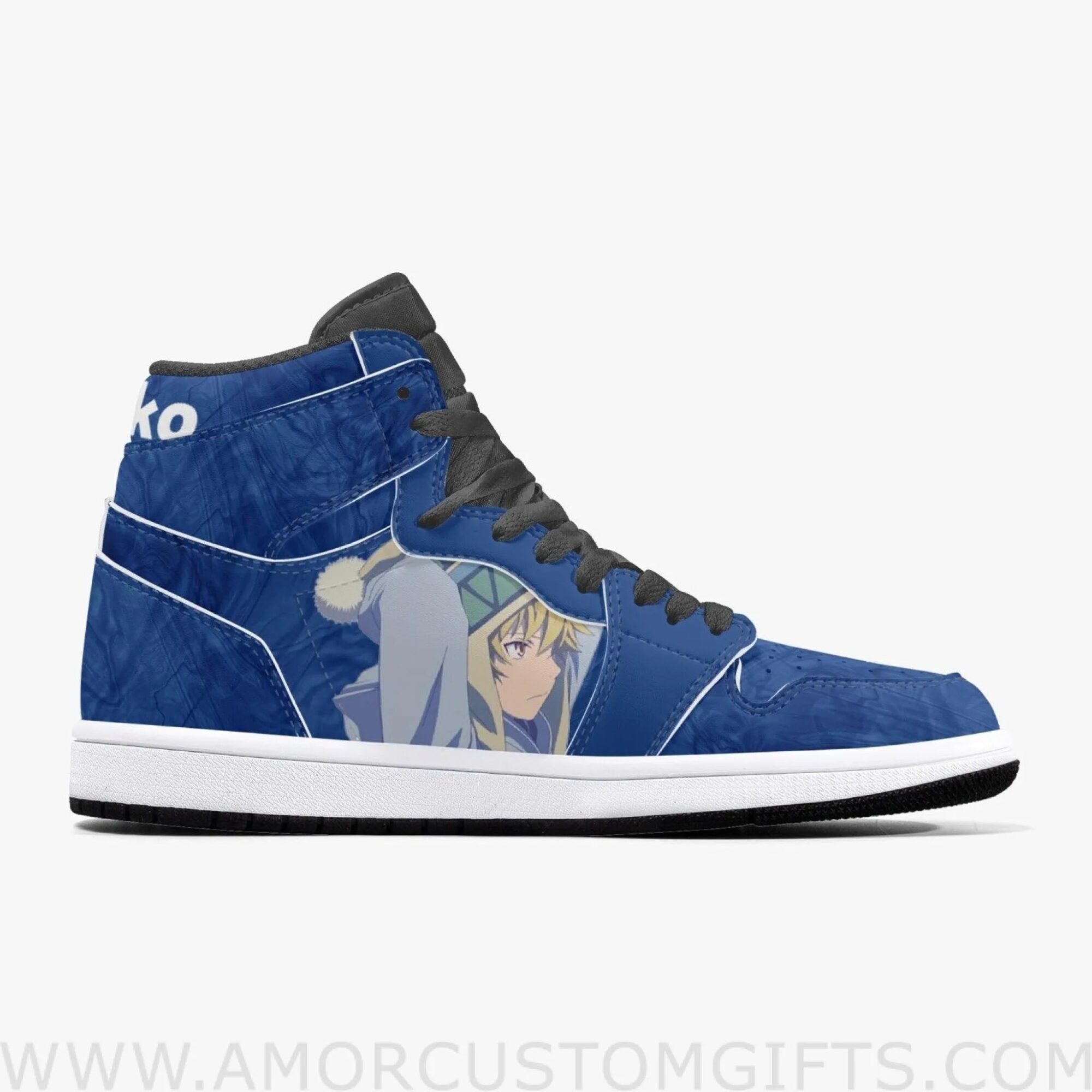 Custom NoraGami Yukine JD1 Anime Sneakers Mid 1 Basketball Shoes