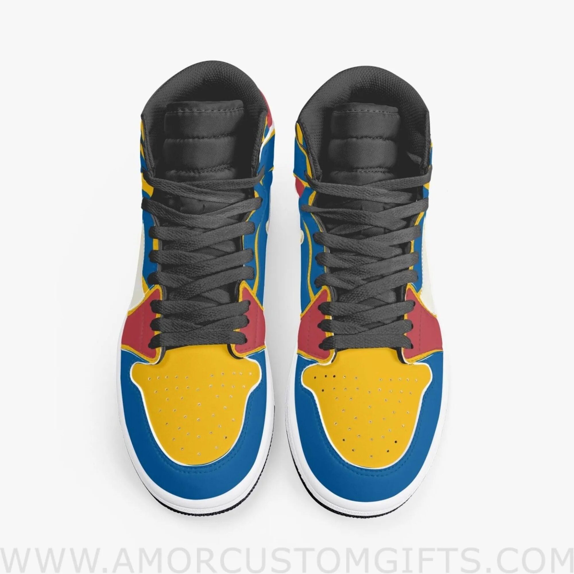 Custom Overlord Lakyus JD1 Anime Sneakers Mid 1 Basketball Shoes