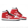 Custom Power Rangers Red V2 Mid Top Basketball Sneakers Shoes | Personalizable Anime Fan Sneakers