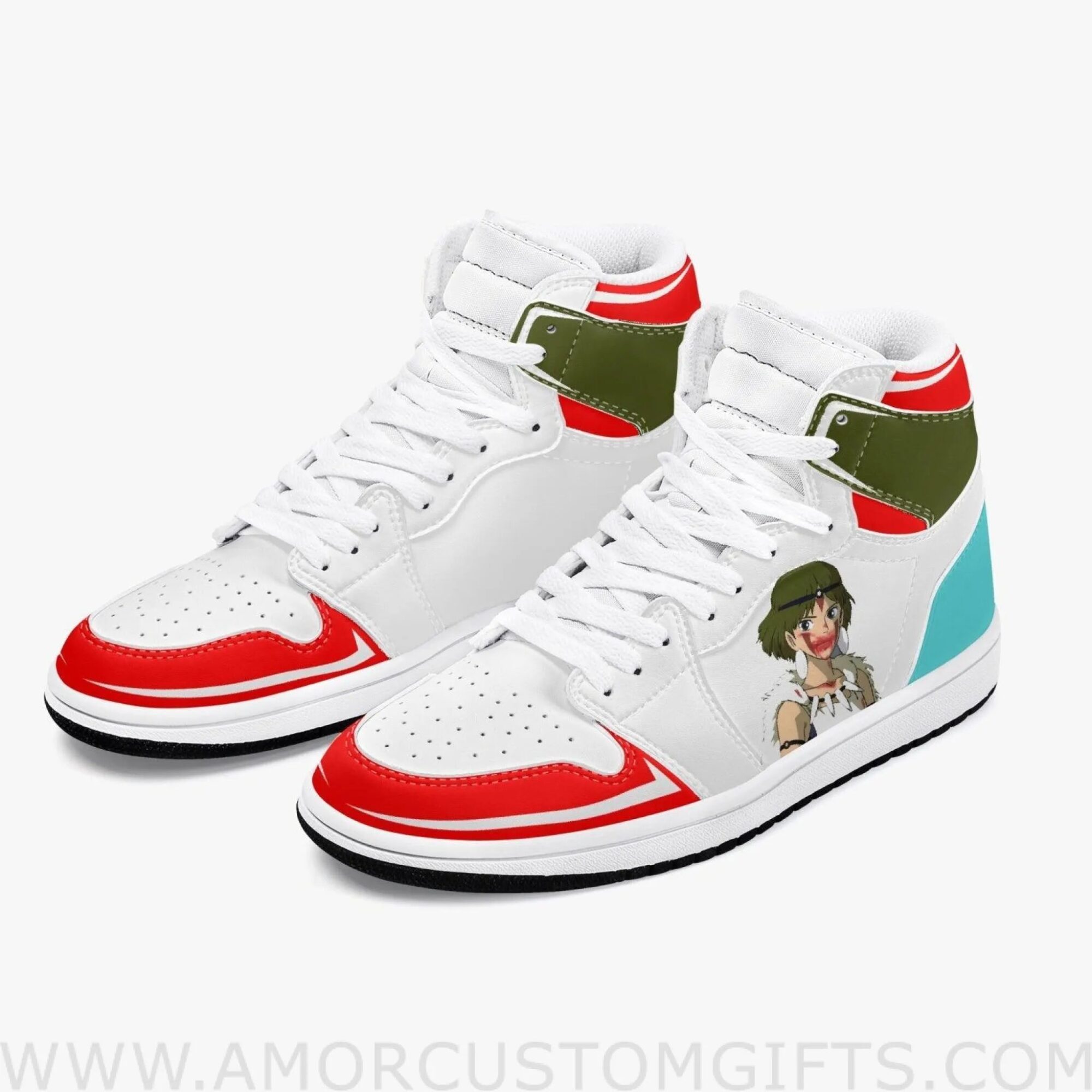 Custom Princess Mononoke JD1 Anime Sneakers