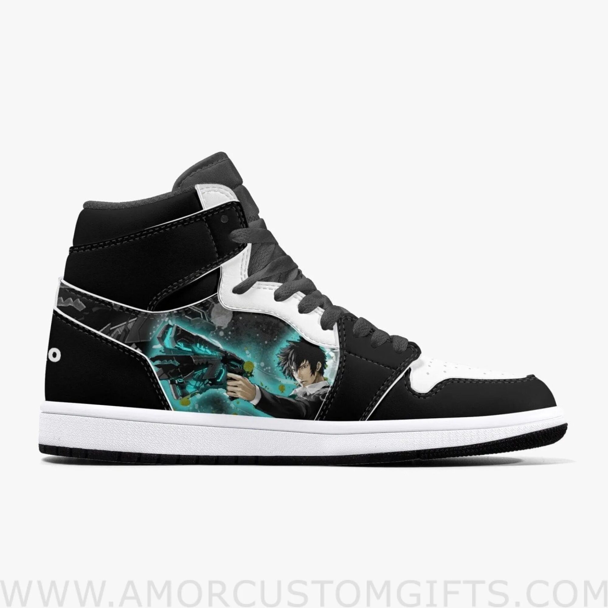 Custom Psycho-Pass Kogami JD1 Anime Sneakers Mid 1 Basketball Shoes