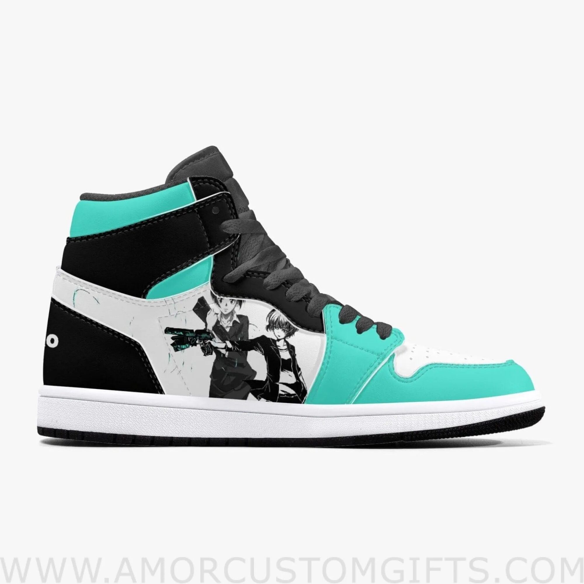 Custom Psycho-Pass Tsunemori JD1 Anime Sneakers Mid 1 Basketball Shoes