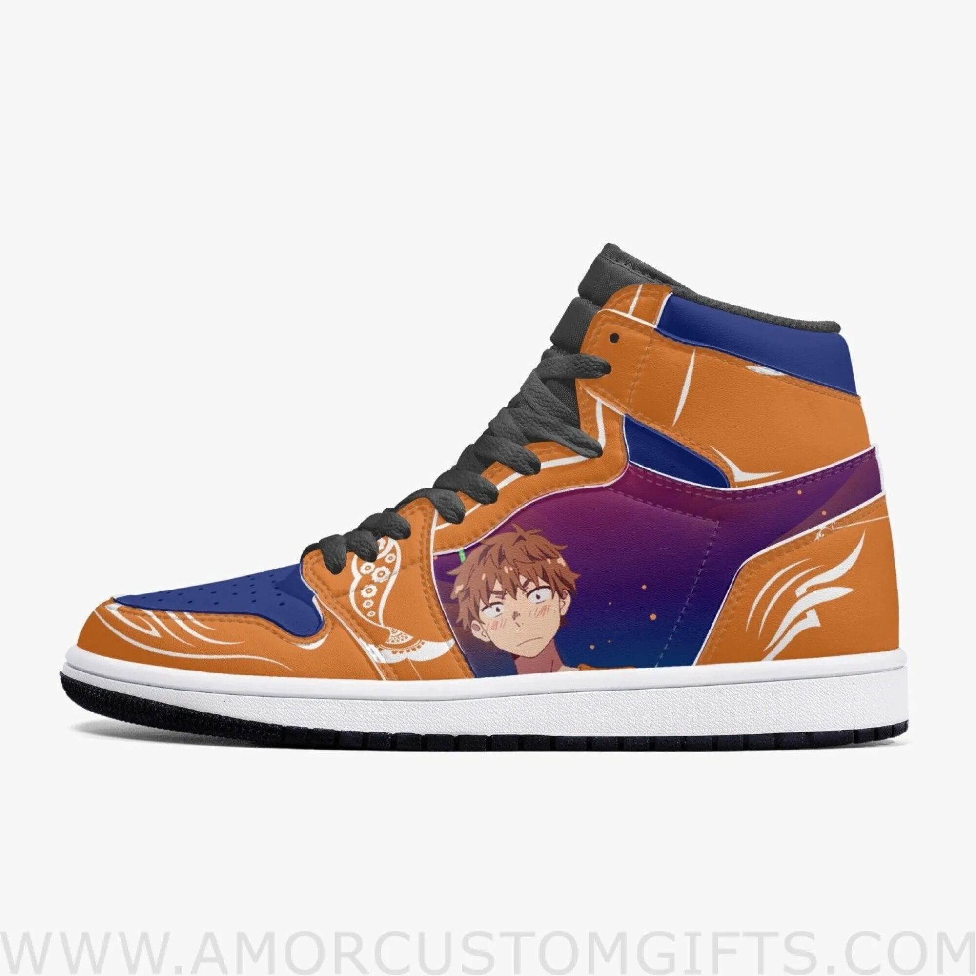 Custom Rent A Girlfriend Kazuya Kinoshita JD1 Anime Sneakers Mid 1 Basketball Shoes