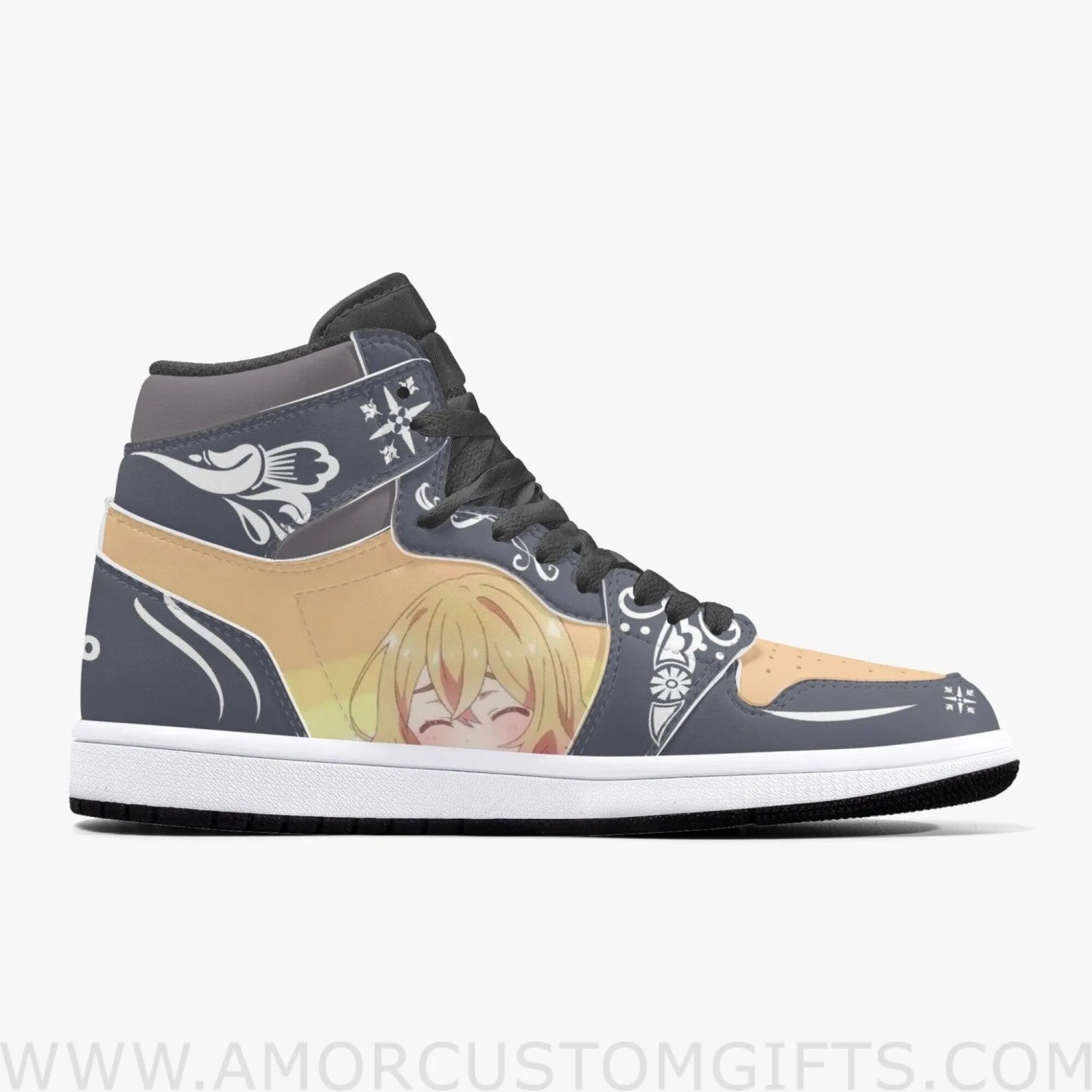 Custom Rent A Girlfriend Mami Nanami JD1 Anime Sneakers Mid 1 Basketball Shoes