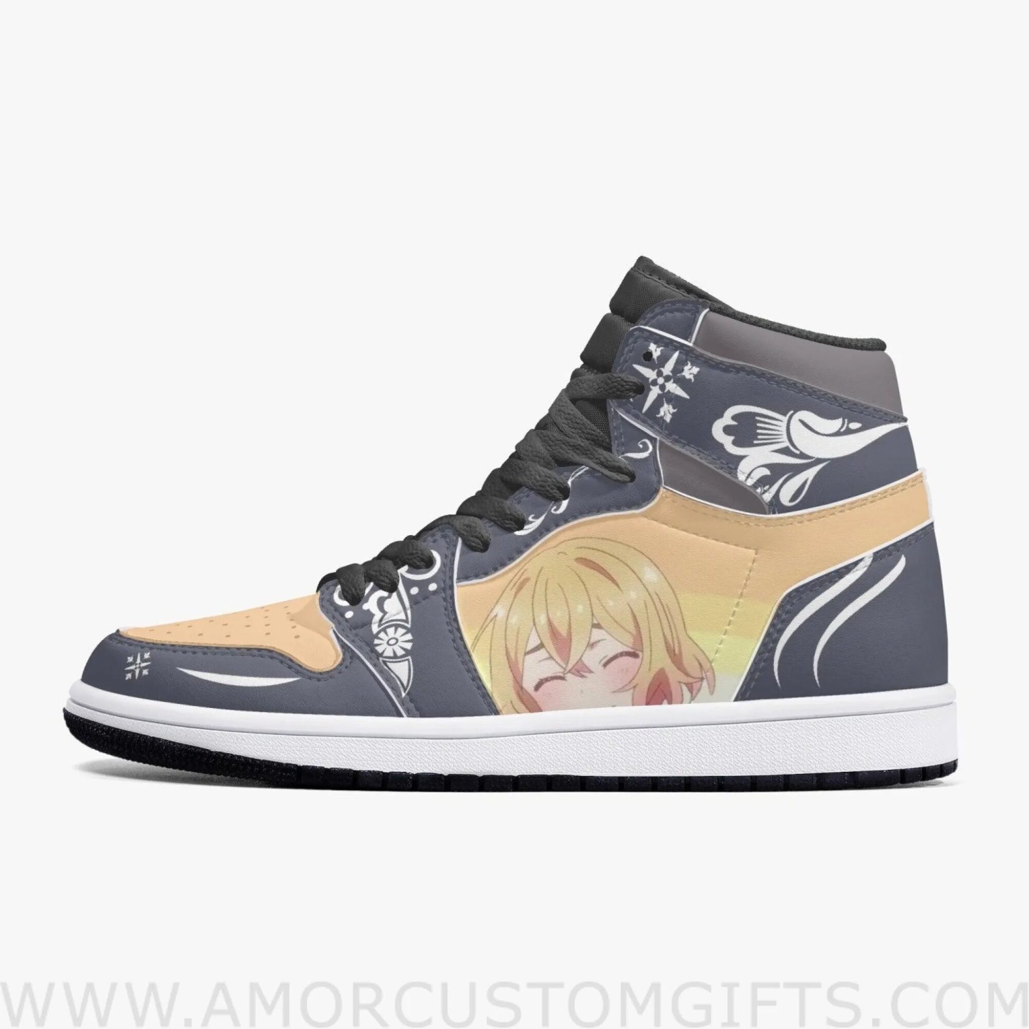 Custom Rent A Girlfriend Mami Nanami JD1 Anime Sneakers Mid 1 Basketball Shoes