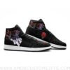 Custom Ryuk V2 Desu Noto Mid Top Basketball Sneakers Shoes | Personalizable Anime Fan Sneakers