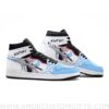 Custom Sakata Gintoki Gintama Mid Top Basketball Sneakers Shoes | Personalizable Anime Fan Sneakers