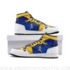 Custom SD Barbatos Gundam Mid Top Basketball Sneakers Shoes | Personalizable Anime Fan Sneakers