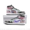 Custom Shinobu Kocho Demon Slayer V2 Mid Top Basketball Sneakers Shoes | Personalizable Anime Fan Sneakers