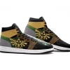 Custom Showdown Battle Zelda Mid Top Basketball Sneakers Shoes | Personalizable Anime Fan Sneakers