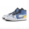 Custom Stars and Elizabeth Gintama Mid Top Basketball Sneakers Shoes | Personalizable Anime Fan Sneakers