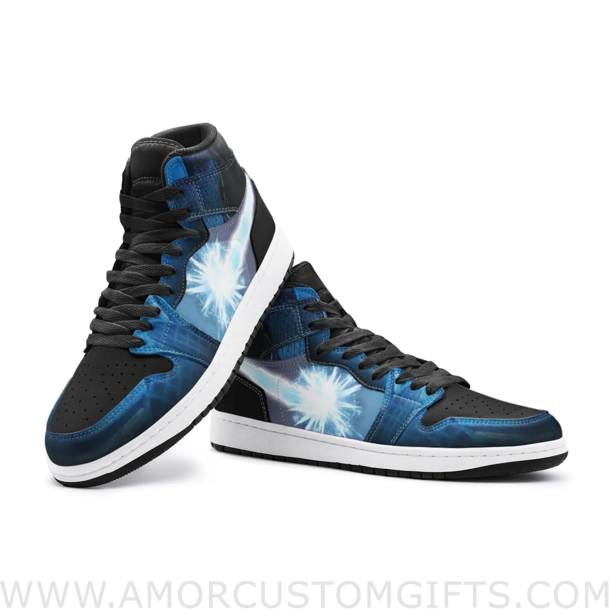 Custom Sub Zero Mortal Kombat Mid Top Basketball Sneakers Shoes | Personalizable Anime Fan Sneakers