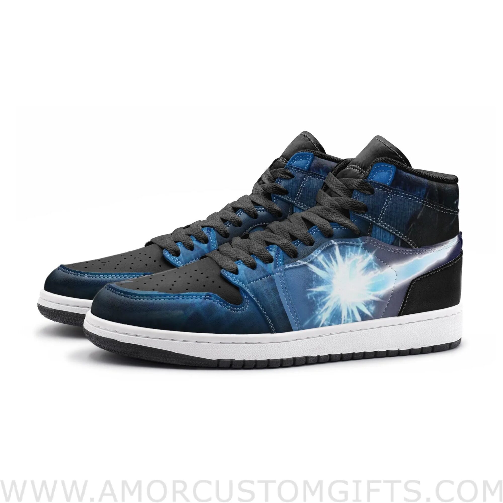 Custom Sub Zero Mortal Kombat Mid Top Basketball Sneakers Shoes | Personalizable Anime Fan Sneakers