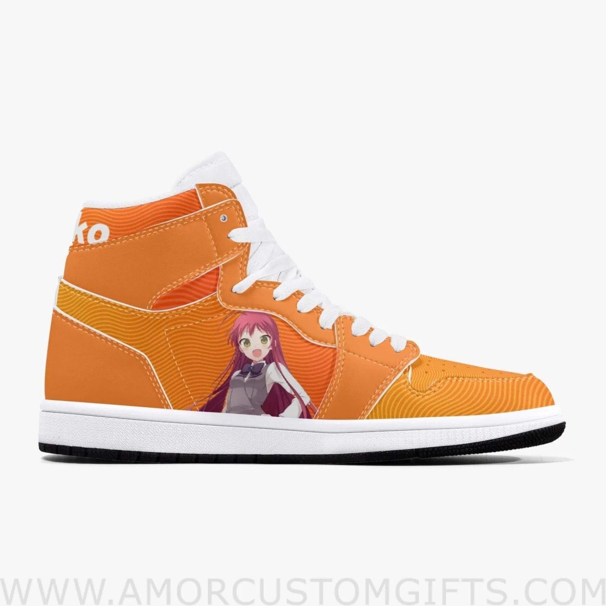 Custom The Devil Is a Part-Timer! Emi Yusa JD1 Anime Sneakers Mid 1 Basketball Shoes