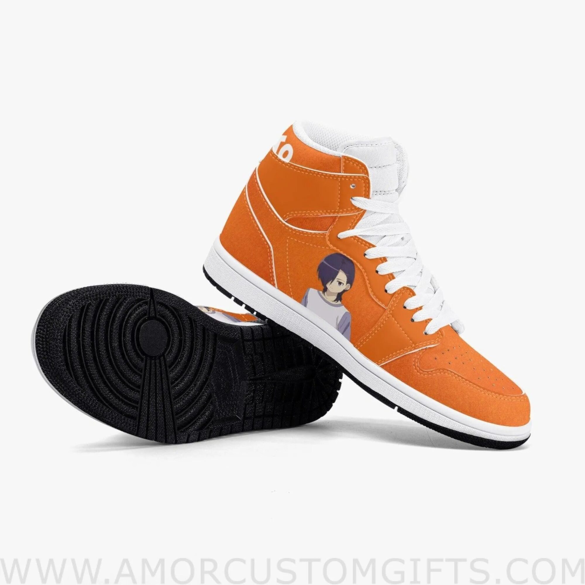 Custom The Devil Is a Part-Timer! Urushihara Hanzou JD1 Anime Sneakers Mid 1 Basketball Shoes