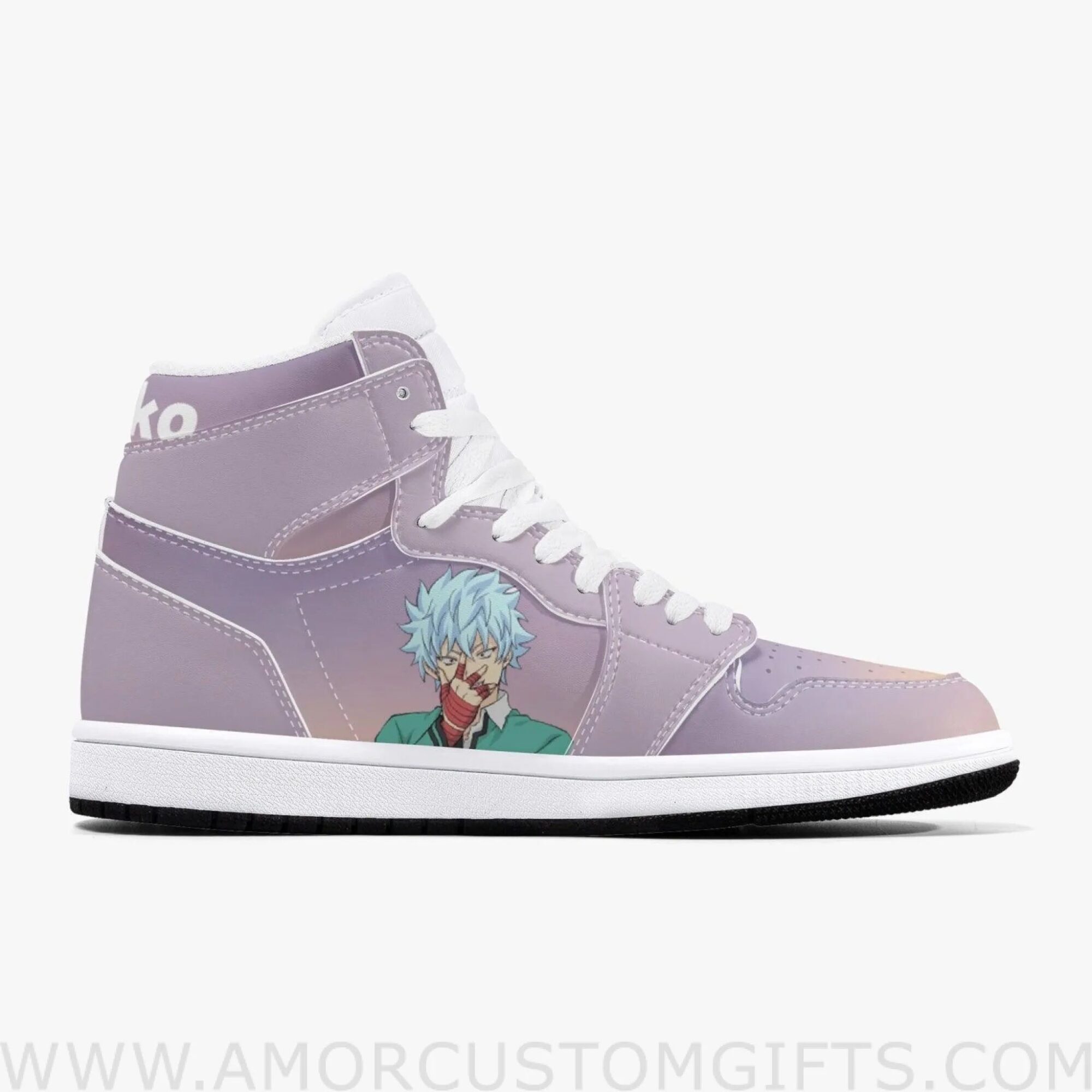 Custom The Disastrous Life of Saiki K Kaidou Shun JD1 Anime Sneakers Mid 1 Basketball Shoes