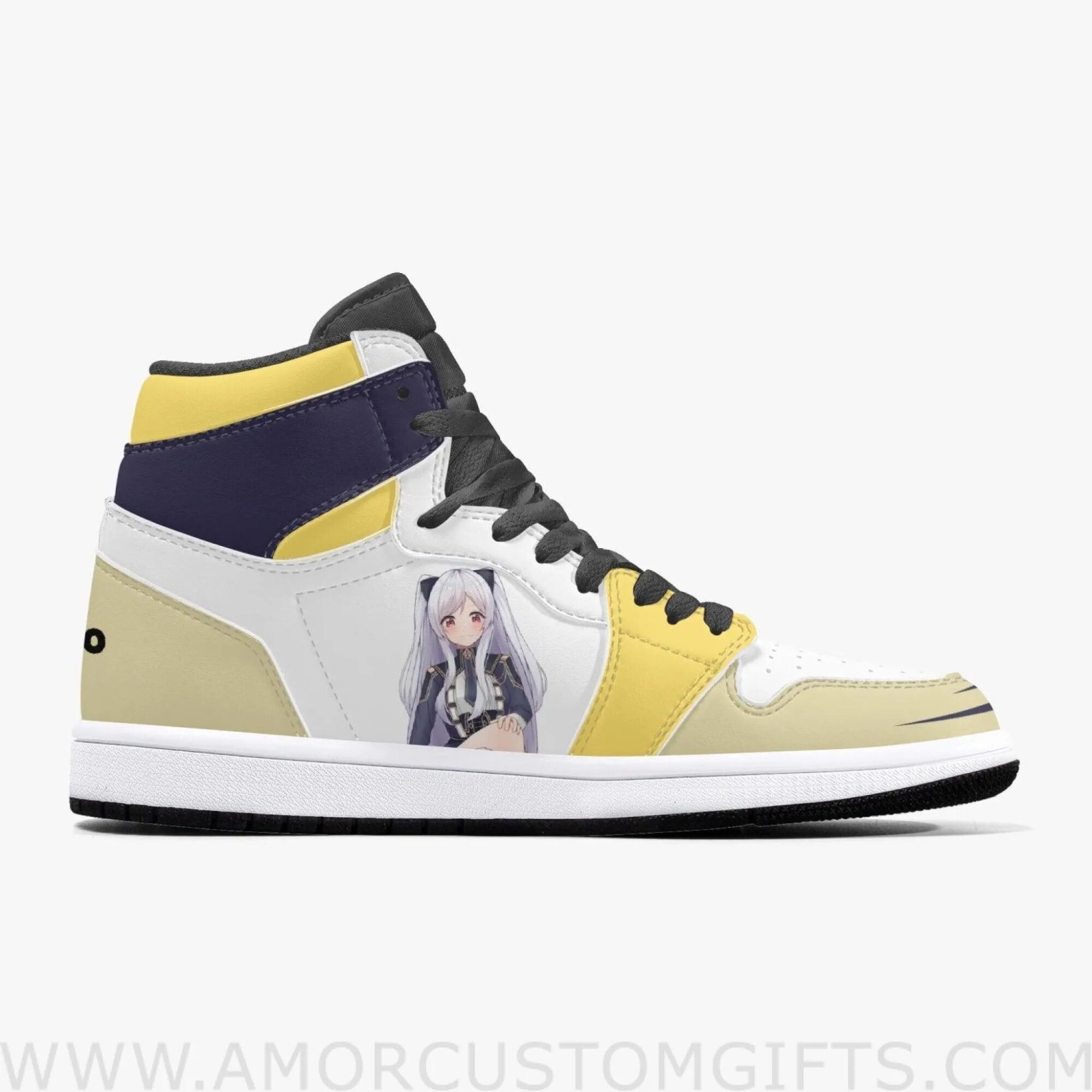 Custom The Eminence in Shadow Alexia JD1 Anime Sneakers Mid 1 Basketball Shoes