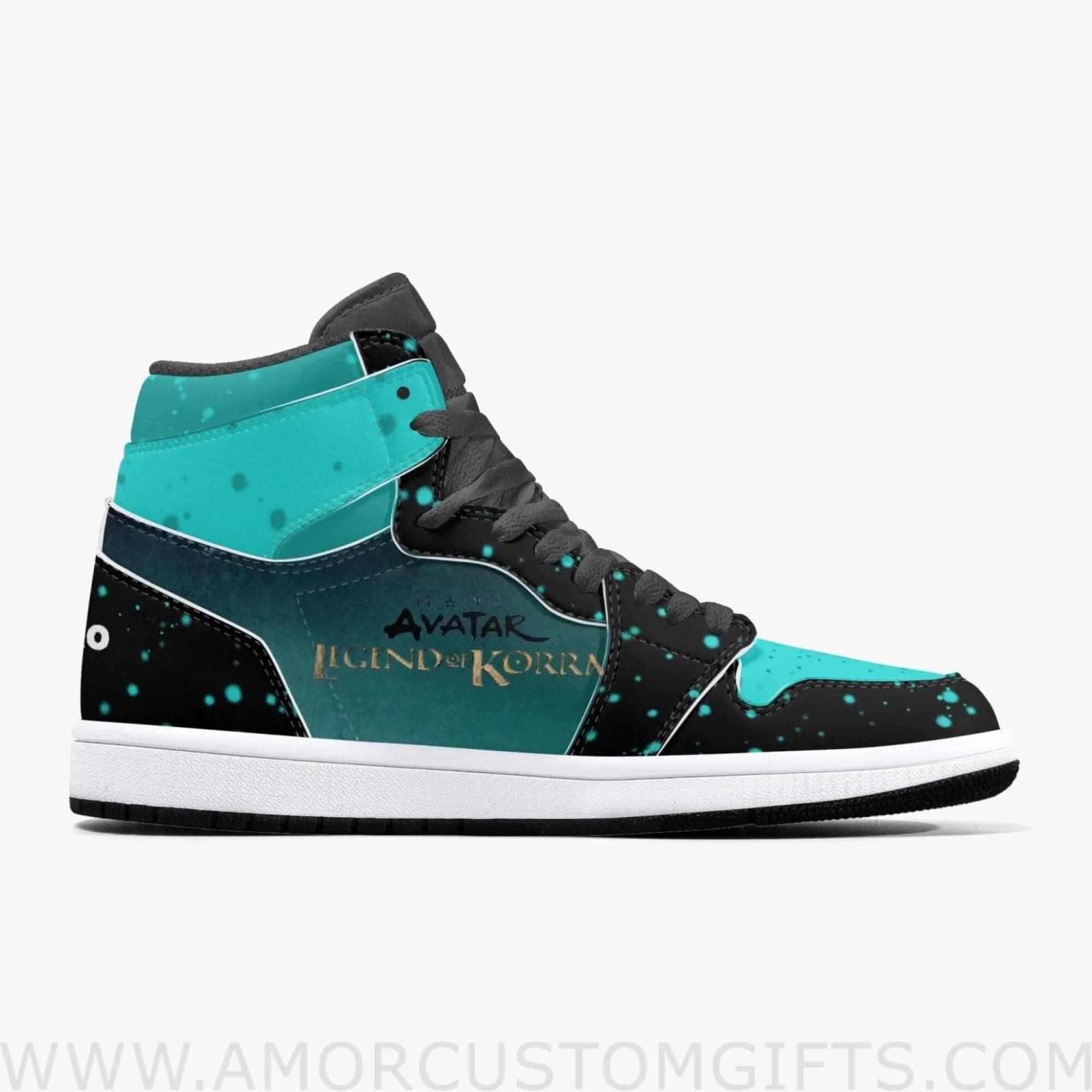 Custom The Legend Of Korra Asami Sato JD1 Anime Sneakers Mid 1 Basketball Shoes