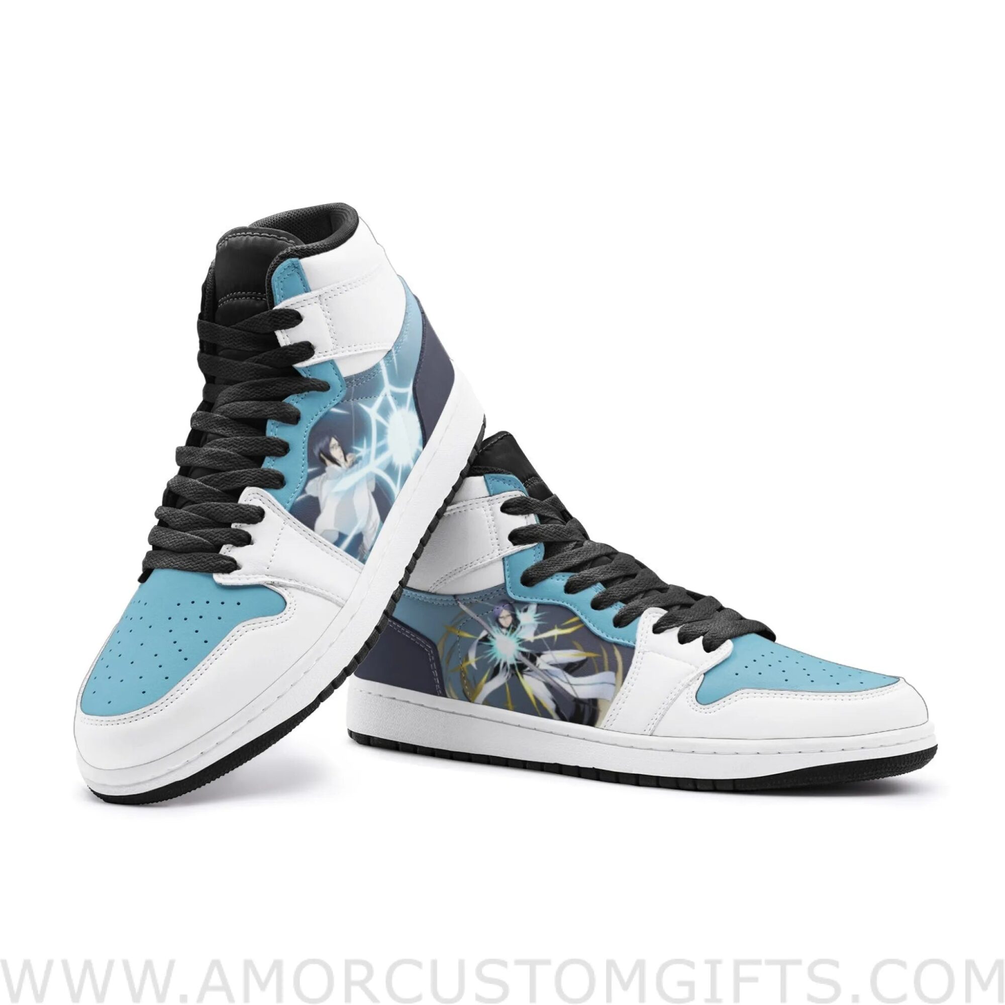 Custom Uryu Ishida Burichi Mid Top Basketball Sneakers Shoes | Personalizable Anime Fan Sneakers