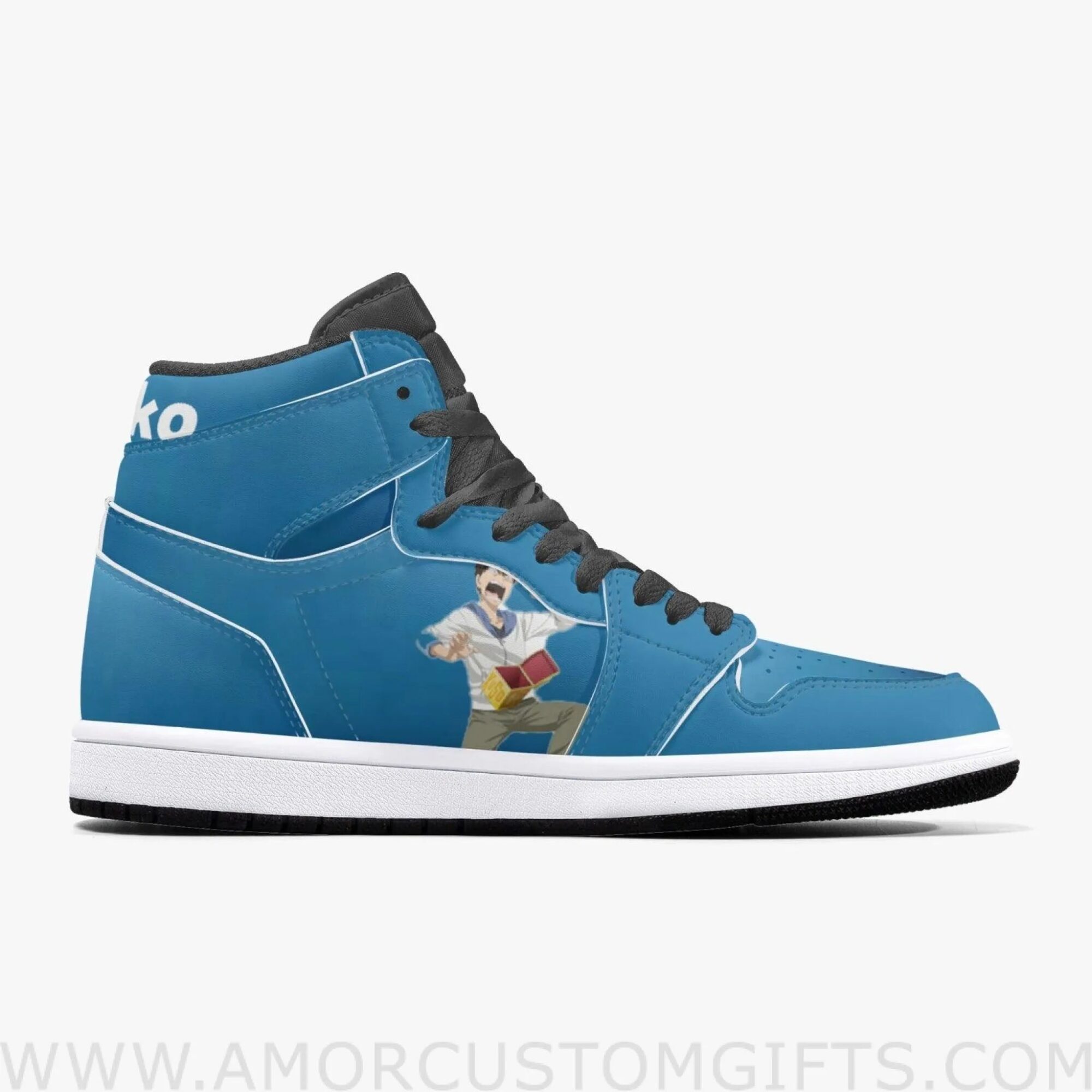 Custom Uzaki-chan Wants to Hang Out! Shinichi Sakurai JD1 Anime Sneakers Mid 1 Basketball Shoes