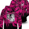 Daki Tie Dye Hoodie Demon Slayer Hoodie Anime Hoodie