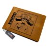 Komugi Leather Wallet Anime Personalized