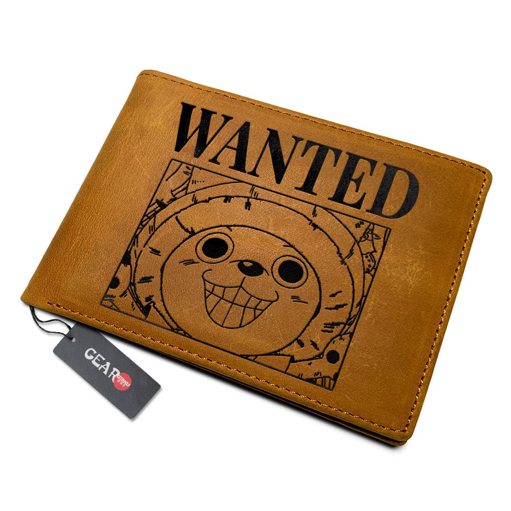 Tony Tony Chopper Wanted Leather Wallet Anime