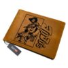 Bruno Bucciarati Leather Wallet Anime Personalized