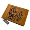 Funny Valentine Leather Wallet Anime Personalized