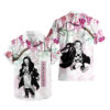 Wisteria Style Nezuko Hawaiian Shirt Demon Slayer Hawaiian Shirt Anime Hawaiian Shirt