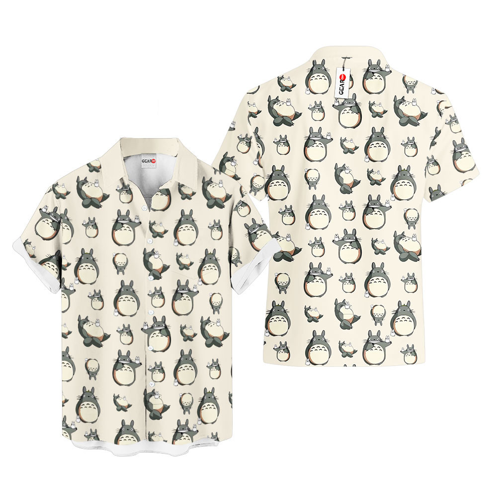 Totoro Hawaiian Shirt My Neighbor Totoro Hawaiian Shirt Anime Hawaiian Shirt