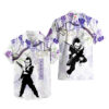 Wisteria Style Genya Anime Shirt Hawaiian Shirt Demon Slayer Hawaiian Shirt Anime Hawaiian Shirt