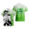 Manga Art Style Broly Hawaiian Shirt Dragon Ball Z Hawaiian Shirt Anime Hawaiian Shirt