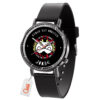 Jinbe Symbol One Piece Anime Leather Band Wrist Watch Personalized