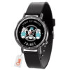 Franky Symbol One Piece Anime Leather Band Wrist Watch Personalized