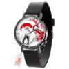 Doflamingo One Piece Anime Leather Band Wrist Watch Japan Cherry Blossom