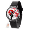 Sanji One Piece Anime Leather Band Wrist Watch Japan Cherry Blossom