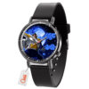 Vegeta Great Ape Dragon Ball Z Anime Leather Band Wrist Watch Moon Clouds Style