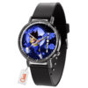 Vegeta Dragon Ball Z Anime Leather Band Wrist Watch Moon Clouds Style