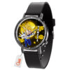 Vegeta Dragon Ball Z Anime Leather Band Wrist Watch Moon Clouds Style